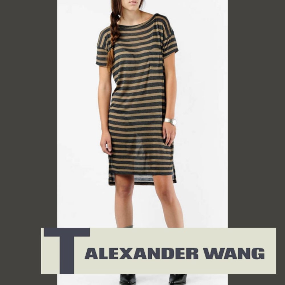 T by Alexander Wang Classic Tshirt Dress w/ Pocket